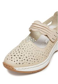 Rieker Półbuty CEO-N4382-60 Beżowy. Kolor: beżowy. Materiał: skóra #4