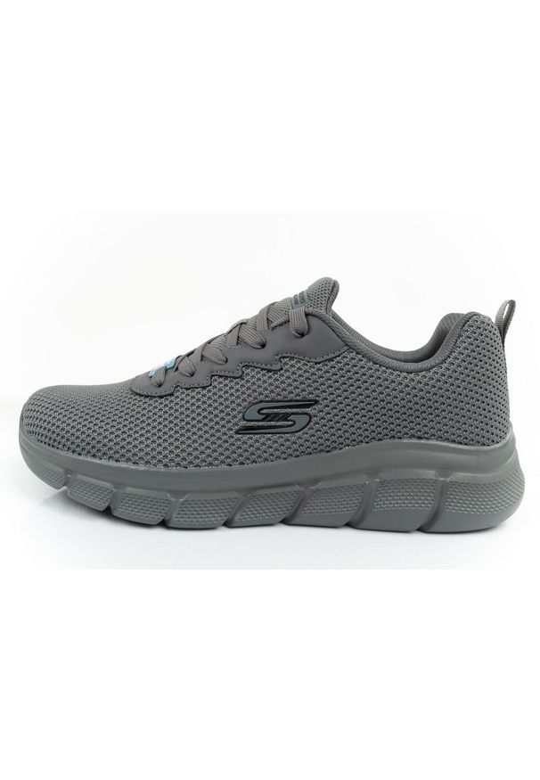 skechers - Buty sportowe męskie Skechers Bobs B Flex Chill Edge. Kolor: szary