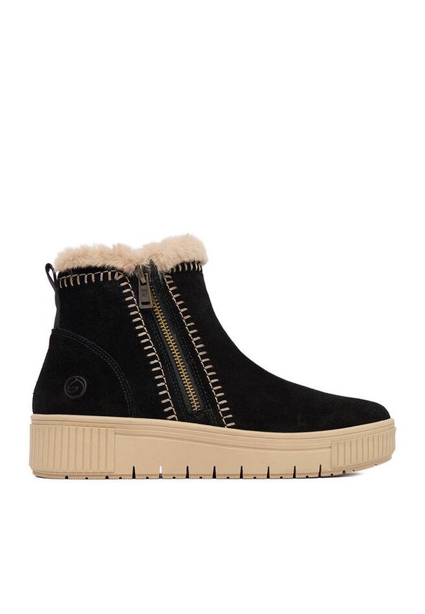 Botki Remonte. Kolor: czarny