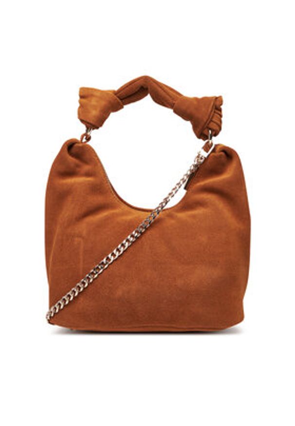 Guess Torebka Isotta HWSG96 60010 Brązowy. Kolor: brązowy. Materiał: skórzane, zamszowe