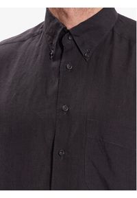 Eton Koszula 100004200 Czarny Slim Fit. Kolor: czarny. Materiał: len #5