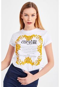 Versace Jeans Couture - T-SHIRT VERSACE JEANS COUTURE. Okazja: na co dzień. Materiał: materiał. Styl: casual