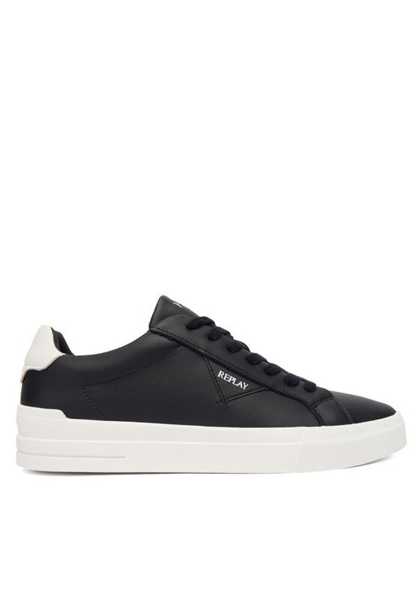 Replay - REPLAY Sneakersy GMZ7D .000.C0001L Czarny. Kolor: czarny. Materiał: skóra