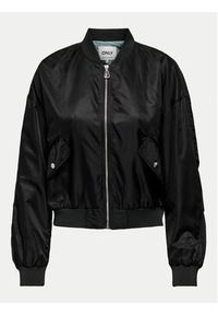 only - ONLY Kurtka bomber Tatjano 15336394 Czarny Regular Fit. Kolor: czarny. Materiał: syntetyk #7
