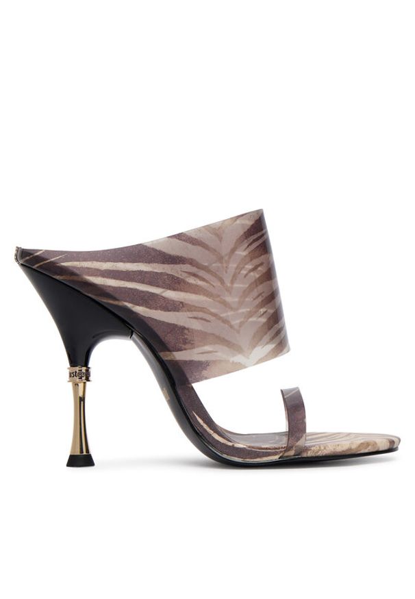 Just Cavalli Klapki 80RA3S48 ZSE42 Beżowy. Kolor: beżowy. Materiał: syntetyk