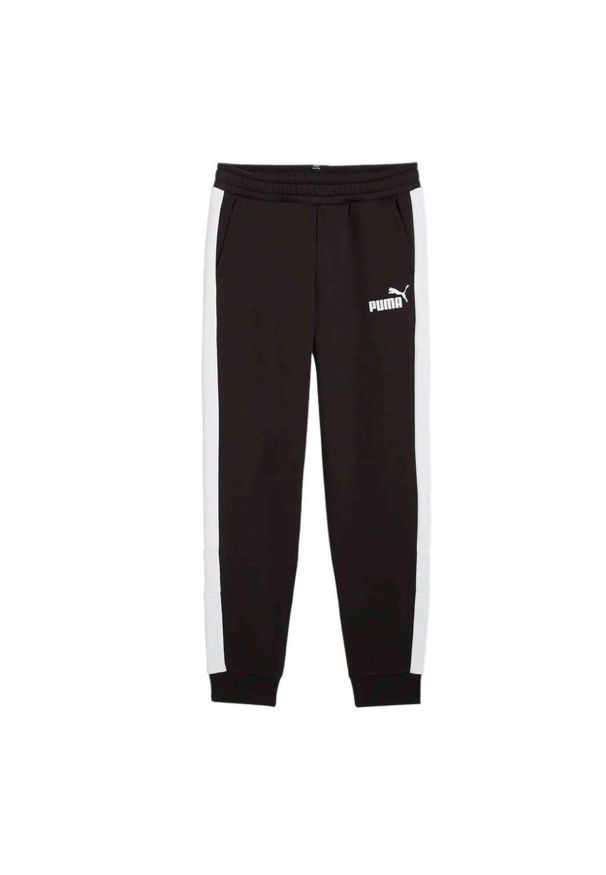 Puma Spodnie Ess Block Fl 68182101. Kolor: czarny