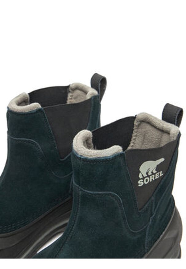 sorel - Sorel Śniegowce Buxton Pull On Wp 24 2084911010 Czarny. Kolor: czarny. Materiał: zamsz, skóra