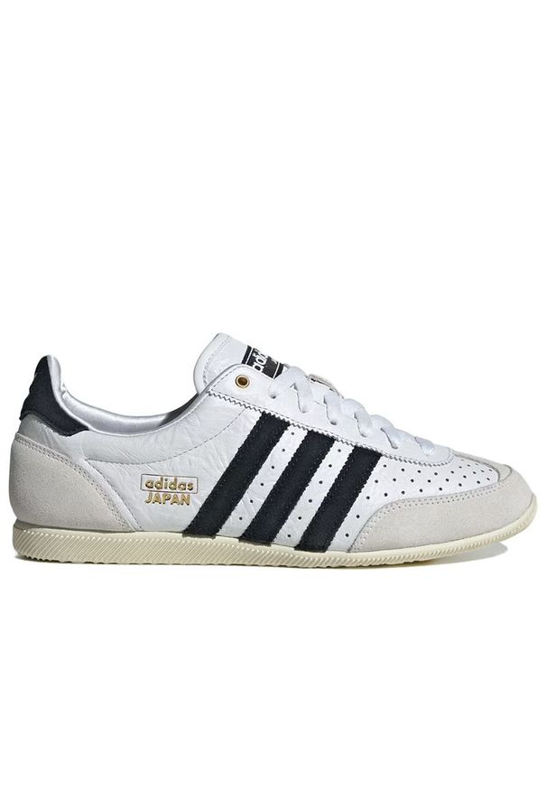 Adidas - Buty męskie adidas Originals Japan IH5489 - białe. Okazja: na co dzień. Zapięcie: sznurówki. Kolor: biały. Materiał: zamsz, syntetyk, guma, skóra. Szerokość cholewki: normalna