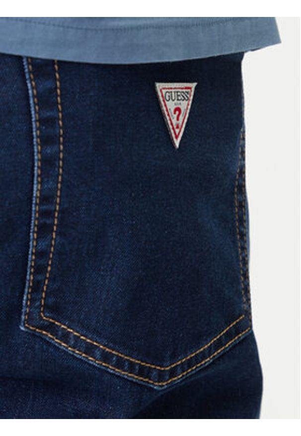 Guess Jeans Jeansy M6RA0F D6326 Granatowy Regular Fit. Kolor: niebieski
