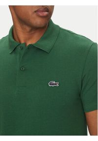 Lacoste Polo DH5522 Zielony Regular Fit. Typ kołnierza: polo. Kolor: zielony. Materiał: syntetyk, bawełna #5