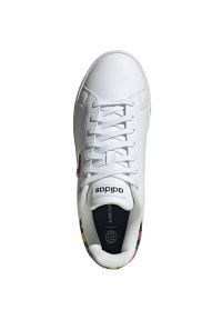 Adidas - Buty adidas Court Silk W GZ9687 białe. Okazja: na co dzień. Zapięcie: sznurówki. Kolor: biały. Materiał: materiał, syntetyk, guma. Szerokość cholewki: normalna