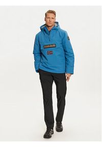 Napapijri Kurtka anorak Rainforest Winter 3 NP0A4GMC Niebieski Regular Fit. Kolor: niebieski. Materiał: syntetyk #5