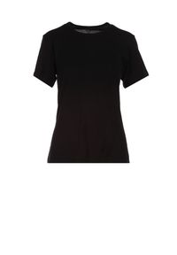 Born2be - Czarny T-shirt Ephesine. Kolor: czarny. Materiał: dzianina. Długość rękawa: krótki rękaw. Długość: krótkie. Styl: klasyczny #4