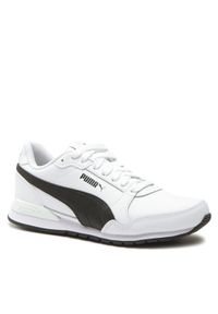 Puma Sneakersy St Runner V3 L Jr 384904 07 Biały. Kolor: biały. Materiał: skóra