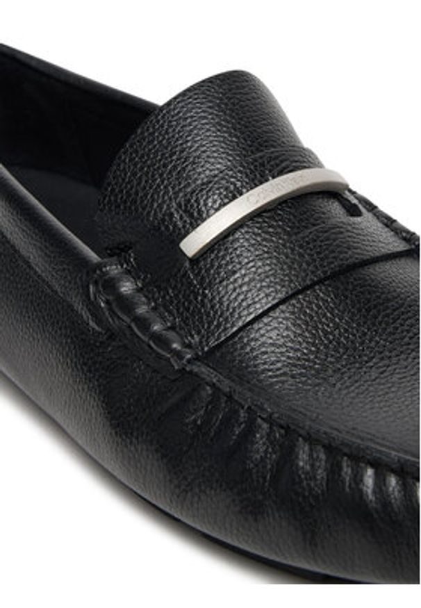 Calvin Klein Mokasyny Driver Hrdw Lth HM0HM01980 Czarny. Kolor: czarny. Materiał: skóra