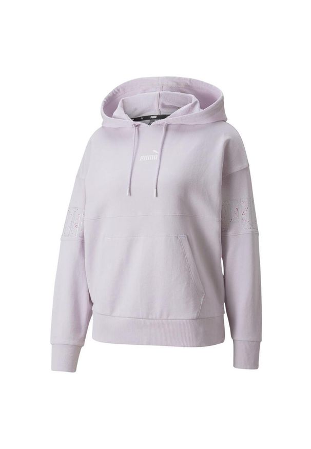 Puma - Damska Bluza Z Kapturem Stardust. Typ kołnierza: kaptur. Kolor: fioletowy