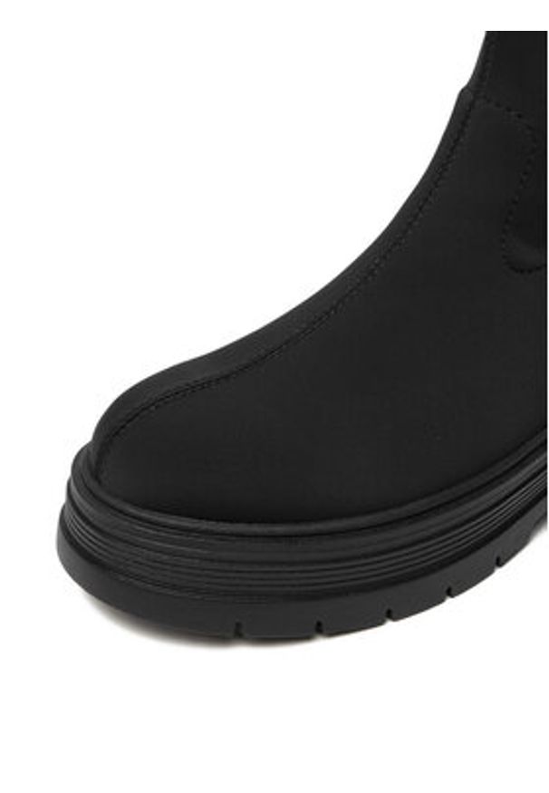 Jenny - JENNY Botki CEO-WS6615-01 Czarny. Kolor: czarny. Materiał: materiał