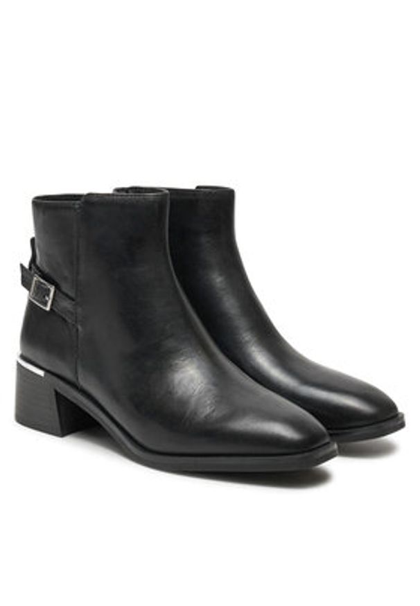 Aldo Botki Siraveth 13673350 Czarny. Kolor: czarny. Materiał: skóra