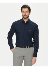 Michael Kors Koszula MK0DS01288 Granatowy Slim Fit. Kolor: niebieski. Materiał: bawełna