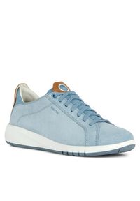 Geox Sneakersy D Aerantis D35HND 02285 CE45F Niebieski. Kolor: niebieski. Materiał: zamsz, skóra #5