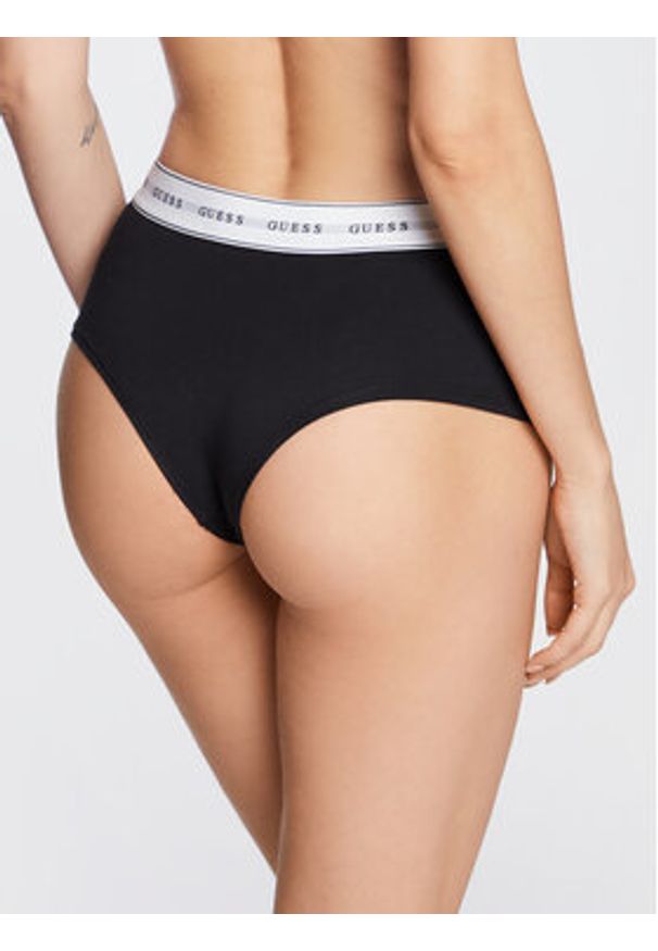 Guess Figi brazylijskie Carrie O97E03 KBBU1 Czarny. Kolor: czarny. Materiał: bawełna