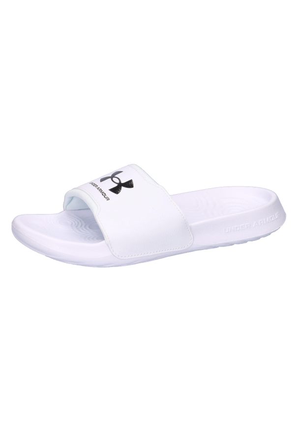 Klapki damskie Under Armour Ignite Select. Kolor: czarny, wielokolorowy, biały. Materiał: syntetyk, materiał. Styl: sportowy