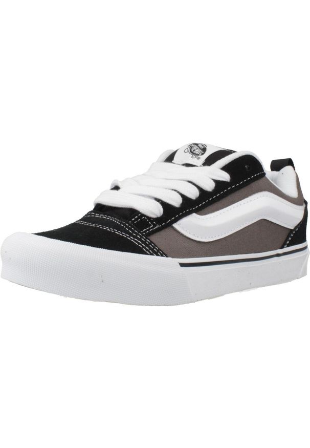 Vans - Kapcie VANS KNU SKOOL Czarny. Kolor: czarny. Materiał: tkanina, skóra