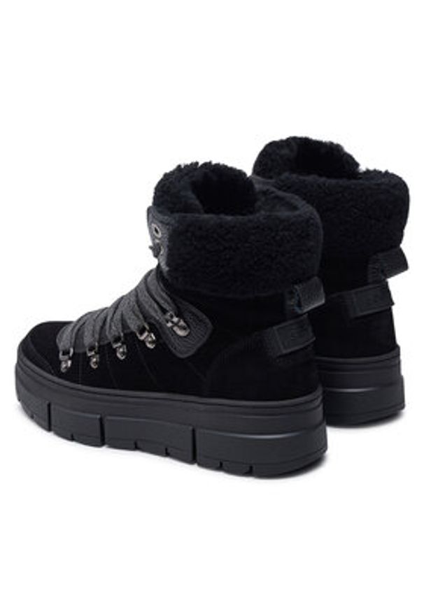 Bogner Botki Vaduz S 5 22446423 Czarny. Kolor: czarny. Materiał: zamsz, skóra
