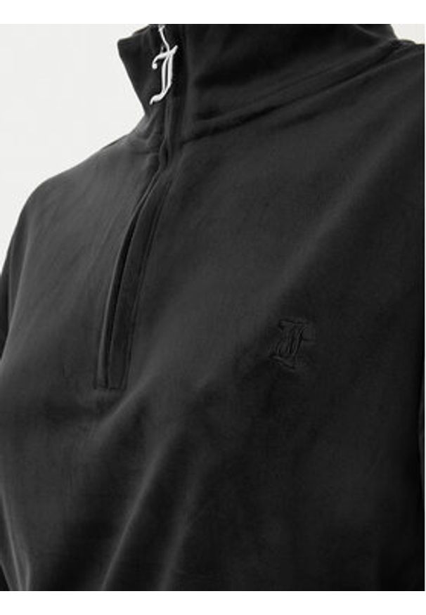 Juicy Couture Bluza JCBAS224810 Czarny Regular Fit. Kolor: czarny. Materiał: syntetyk