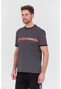 Guess - GUESS Czarny męski t-shirt Jamey, Rozmiar S. Kolor: czarny #5