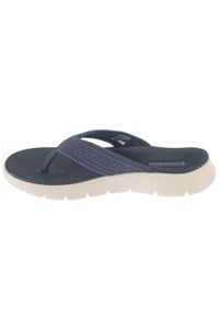 skechers - Japonki damskie, Go Walk Flex Sandal - Holly. Kolor: niebieski