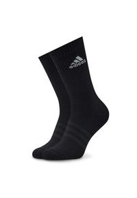 Adidas - adidas Zestaw 3 par wysokich skarpet unisex Cushioned Crew IC1310 Czarny. Kolor: czarny. Materiał: bawełna