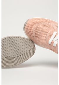 Marco Tozzi - Buty. Nosek buta: okrągły. Zapięcie: sznurówki. Kolor: różowy. Materiał: guma