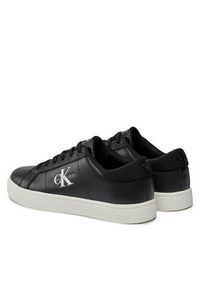 Calvin Klein Jeans Sneakersy Classic Cupsole Low Laceup Lth YM0YM00864 Czarny. Kolor: czarny