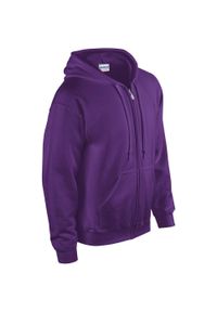 GILDAN - Bluza zapinana na zamek błyskawiczny Gildan Heavy Blend ®. Typ kołnierza: kaptur. Kolor: fioletowy #2
