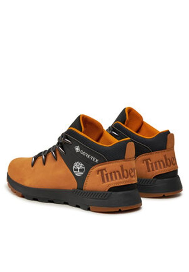Timberland Sneakersy Sprint Trekker Mid Gtx TB1A2QZE2311 Beżowy. Kolor: beżowy. Materiał: skóra, nubuk. Sport: bieganie