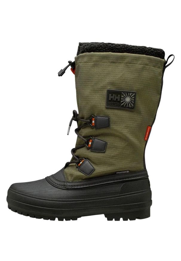 Buty zimowe Helly Hansen Arctic Patrol. Kolor: czarny, wielokolorowy, zielony. Materiał: syntetyk, materiał, tkanina, guma. Sezon: zima