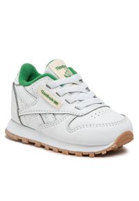 Buty Reebok Classic Leather GY1543 Ftwwht/Ftwwht/Glegrn. Kolor: biały. Materiał: skóra. Model: Reebok Classic #1