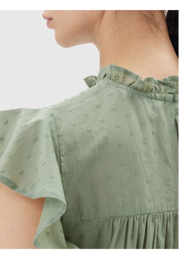 only - ONLY Bluzka Katti 15337637 Zielony Regular Fit. Kolor: zielony. Materiał: bawełna