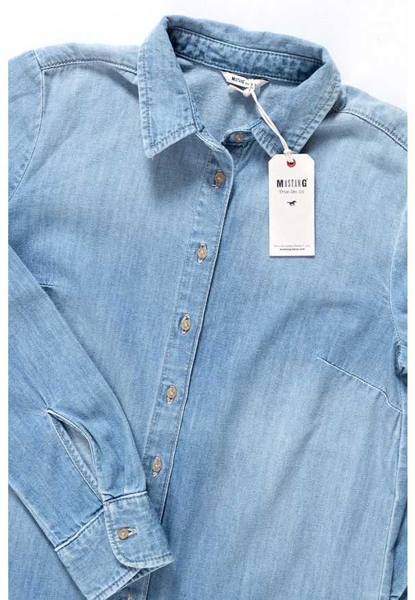 Mustang - KOSZULA JEANSOWA DAMSKA MUSTANG Elin 1009249 5000 310 310. Materiał: jeans