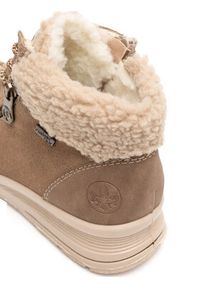 Rieker Trzewiki L7701-24 Brązowy. Kolor: brązowy. Materiał: skóra #6