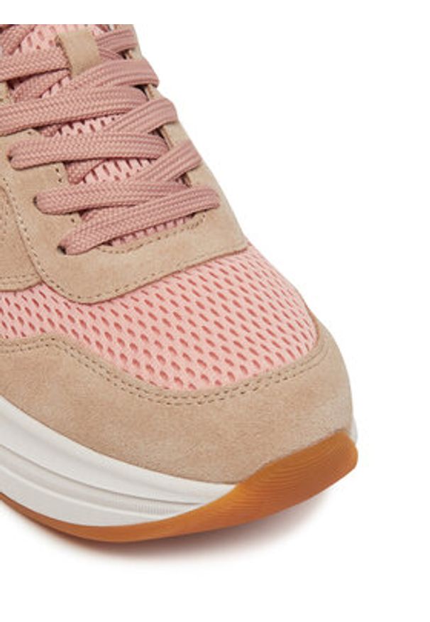 Voile Blanche Sneakersy Merry Sport 0012018825.05.1E65 Beżowy. Kolor: beżowy. Materiał: skóra, zamsz