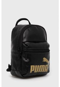 Puma Plecak 78303 damski kolor czarny mały z nadrukiem. Kolor: czarny. Wzór: nadruk #2