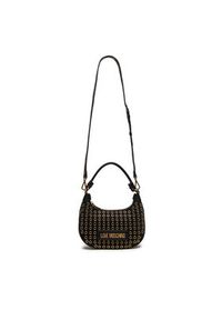 Love Moschino - LOVE MOSCHINO Torebka JC4058PP1LLH100A Czarny. Kolor: czarny. Materiał: skórzane