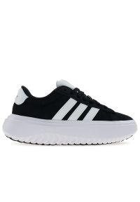 Adidas - Buty damskie adidas Grand Court Platform IE1102 - czarne. Kolor: czarny. Materiał: materiał, guma, syntetyk. Szerokość cholewki: normalna. Sezon: lato. Obcas: na platformie. Model: Adidas Cloudfoam