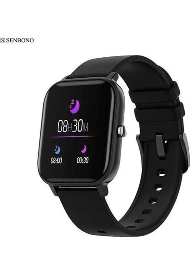 Smartwatch Senbono Senbono smartwatch wododporność ip67 wyświetlacz 1,7 monitoring serca+funkcje sportowe p8 black. Rodzaj zegarka: smartwatch. Styl: sportowy