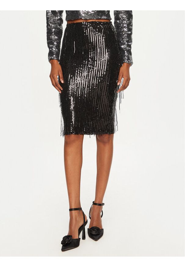 Rinascimento Spódnica ołówkowa CFC0121688003 Czarny Slim Fit. Kolor: czarny. Materiał: syntetyk