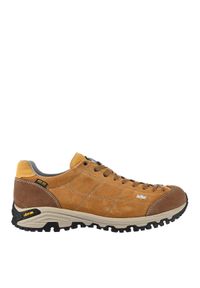 Buty turystyczne męskie LOMER MAIPOS MTX SUEDE. Kolor: żółty. Sport: turystyka piesza