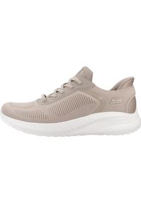 skechers - Tenisówki Skechers Model Bobs Squad Chaos Kolor Beżowy. Kolor: beżowy. Materiał: syntetyk, tkanina. Model: Skechers Sport. Sport: turystyka piesza