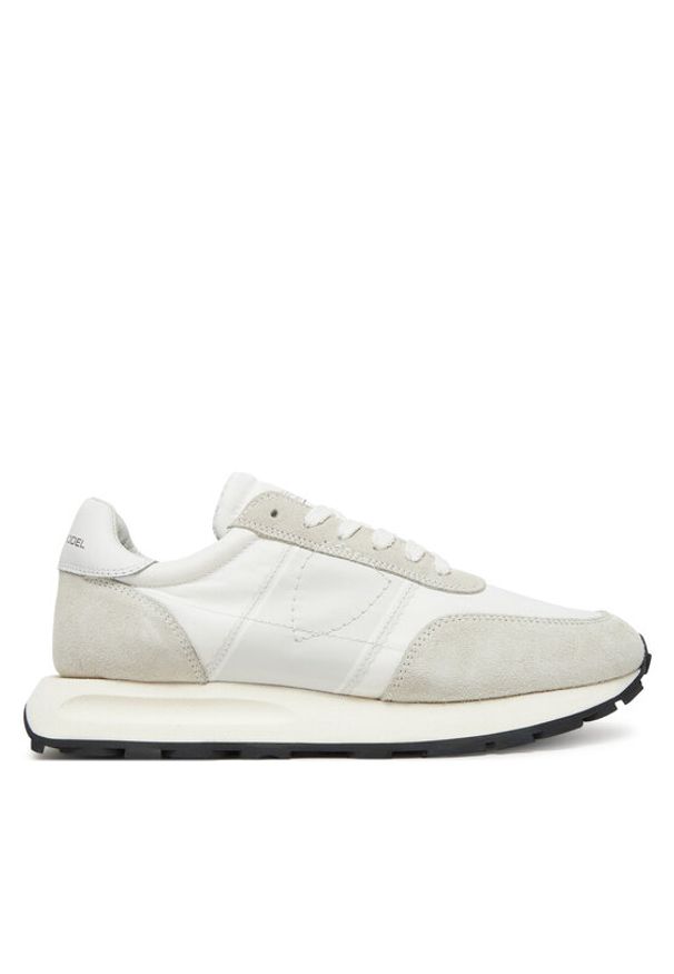 Philippe Model Sneakersy Tour Running A007186 TILD W002 Écru. Materiał: skóra, zamsz. Sport: bieganie